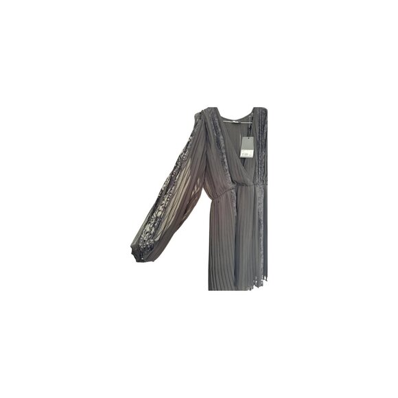 The Kooples Black Lace Detailed Dress Elegant Long Sleeves MSRP $415 - Picture 12 of 14